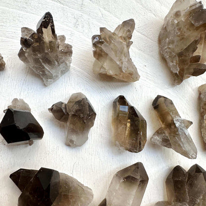 Smoky Quartz Cluster - GetYourCrystal