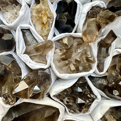 Smoky Quartz Cluster - GetYourCrystal