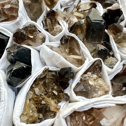 Smoky Quartz Cluster - GetYourCrystal