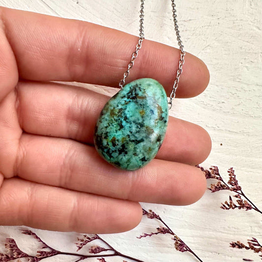 Turquoise Crystal Necklace - GetYourCrystal